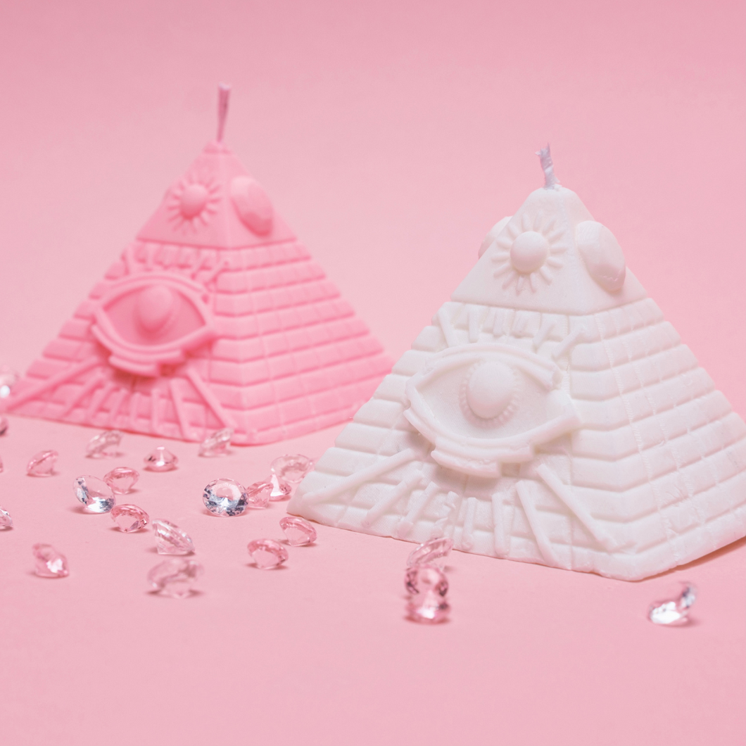 Surprise Stone Pyramid Candles