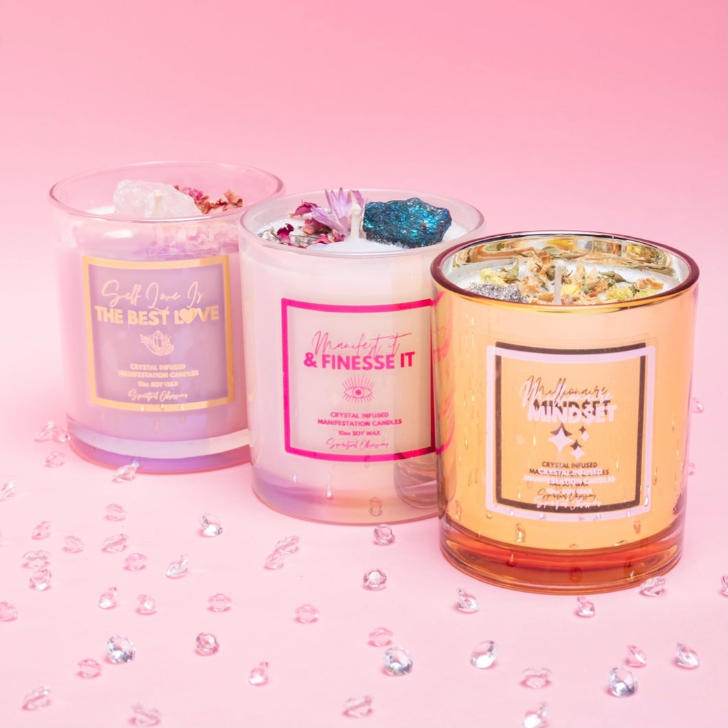 I Want It All Candle Trio